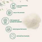 Goat Milk Powder, 2 Lb | Grass Fed Source, Australian Farm Derived, Unadulterated Formula, Easily Digested | Rich in Protein, Calcium, & Probiotics | Non-GMO, Gluten Free, Pet Friendly