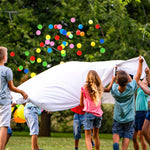 Jishi 48Pcs Reusable Water Balls, Kids Summer Outdoor Toys, Outside Activity Games for Backyard Yard Beach Pool Party Favors, Summer Water Fun Toddler Outdoor Play Toys for Boys Girls Ages 3+ Year Old