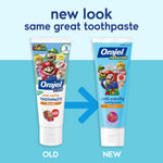 Orajel Naturals Super Mario Kids Fluoride Toothpaste, Berry, 4.2 Oz, 4-Pack