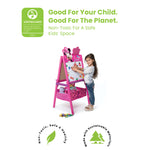Delta Children Wooden Double-Sided Kids Easel with Storage -Ideal for Arts & Crafts, Homeschooling and More, Disney Minnie Mouse - Greenguard Gold Certified, Drawing