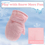 Sarfel Toddler Winter Gloves Baby Mittens Winter Baby Gloves 12-18 Months Toddlers Snow Glove Toddler Mittens for Toddlers Girl