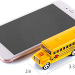 KIDAMI Die-cast Metal Toy Cars Set of 5, Openable Doors, Pull Back Car, Gift Pack for Kids (Official Car)