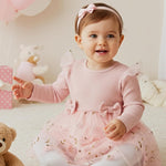 PATPAT Baby Girl Dress Christmas Winter Toddler Birthday Party Tulle Long Sleeve Tutu Dresses 3-24 Months Clothes
