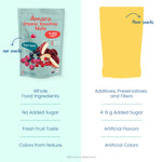 Amara Smoothie Melts - Beets n' Berries- Organic Baby Snacks w/ Fruits & Veggies - Plant Based Yogurt Melts - Healthy Toddler Snack - Activity Book Included - Enjoy From 10+ Mos - 6 Resealable Bags