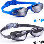 Aegend Kids Swim Goggles, Pack of 2 Swimming Goggles for Children Boys & Girls Age 3-14