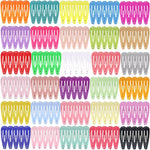 Babymatch Baby Barrettes Hair Clips: 1.2 inch (3cm) Small Mini Snap for Toddler Little Girls Kids 150pcs (30 colors)