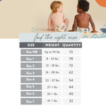 The Honest Company Clean Conscious Diapers | Plant-Based, Sustainable | Winter '24 Limited Edition Prints | Club Box, Size 5 (27+ lbs), 44 Count