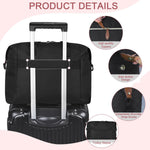 Pritent Diaper Bag Tote, Diaper Baby Bags with Pacifier Case, Shoulder Straps, Stroller Clips, Waterproof Large Mommy Maternity Travel Baby Tote for Mom and Dad, black
