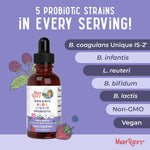 MARYRUTH'S Organics Kids Very Berry Liquid Probiotic, 2 FZ