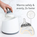 Nanobebe Breastmilk Bottle, Breastfeeding Newborn Breast Like, Anti Colic, Perfect Latch, Preserves Breast Milk nutrients, Twin-Pack Pink