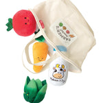 Melissa & Doug Multi-Sensory Market Basket Fill & Spill Infant Toy - Play Food Menus, Pretend Play Grocery Toys, Sorting And Stacking Toys, Multi-Sensory Toys For Infants And Toddlers Ages 1+