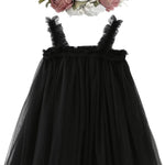 BGFKS Layered Tulle Tutu Dress for Toddler Girls,Baby Girl Rainbow Tutu Princess Skirt Set with Flower Headband.