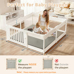 ILPEOD Baby Play Mat for Floor Nursery Rug Muscle Mat Area Rug Playroom Rug 47"x47" Playpen Mat Memory Foam 1.3" Thick Crawling Mat for Babies,Toddlers, Infants, Kids,Grey