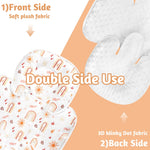 TANOFAR Infant Car Seat Head Support, Soft Baby Carseat Head & Body Support, Rainbow Baby Car Seat Insert Cushion for Newborn Boys