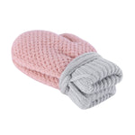 HKSICHENGKEJI Toddler Winter Warm Mittens Baby Soft Plush Gloves Knit Fleece Lined Ski Snow Gloves for Boys Girls 1-3 Years