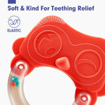 hahaland Baby Toys 0-6 Months - Baby Teething Toys for Babies 0-6 Months - Infant Baby Toys 6-12 Months - Rattles Teethers for Babies 0-3-6-12 Months - Baby Boy Girl Shower Gifts Stocking Stuffers