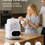 Grownsy EaseClean Bottle Washer Pro | All-in-One Bottle Washer and Sterilizer and Dryer | Baby Bottle Washer for Bottles, Pump Parts & Baby Essentials | Replaces Hand Washing
