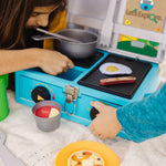 Melissa & Doug Let’s Explore Camp Stove Play Set – 24 Pieces - FSC Certified
