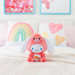 Cinnamoroll Dressed As Love-a-Lot Bear 8" Fun-Size Plush, Pink - Soft, Huggable Bestie! – Good for Girls and Boys, Employees, Collectors, Ages 4+