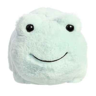 Aurora® Adorable Spudsters™ Friesia Frog Stuffed Animal - Round Shape Makes for Comforting Cuddles - Perfect for Kids All Ages and Animal Loving Adults - Green 10 Inches
