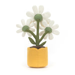 Jellycat Amuseables Daisy Pot Stuffed Toy, 13.5 inches - Plant & Flower Plush - Fun Décor & Gift