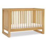 Namesake Nantucket 3-in-1 Convertible Crib with Toddler Bed Conversion Kit in Honey, Greenguard Gold Certified