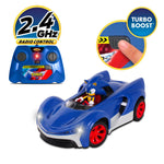NKOK Team Sonic Racing 2.4GHz Radio Control Toy Car with Turbo Boost - Sonic The Hedgehog 601, Features Working Lights, Adjustable Front Wheel Alignment, Super Fun and Easy, Ages 6 and up