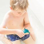 PlanToys® Sea Life Bath Set Wooden Montessori Tactile and Imaginative Water Play Toy | Fine Motor, Sensory Exploration and Cause and Effect Learning | Eco Friendly Ocean Bath Activity