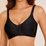 Avidlove Nursing Bras for Breastfeeding Seamless Ultra Comfort Pregnancy Maternity Wireless Bralette Black