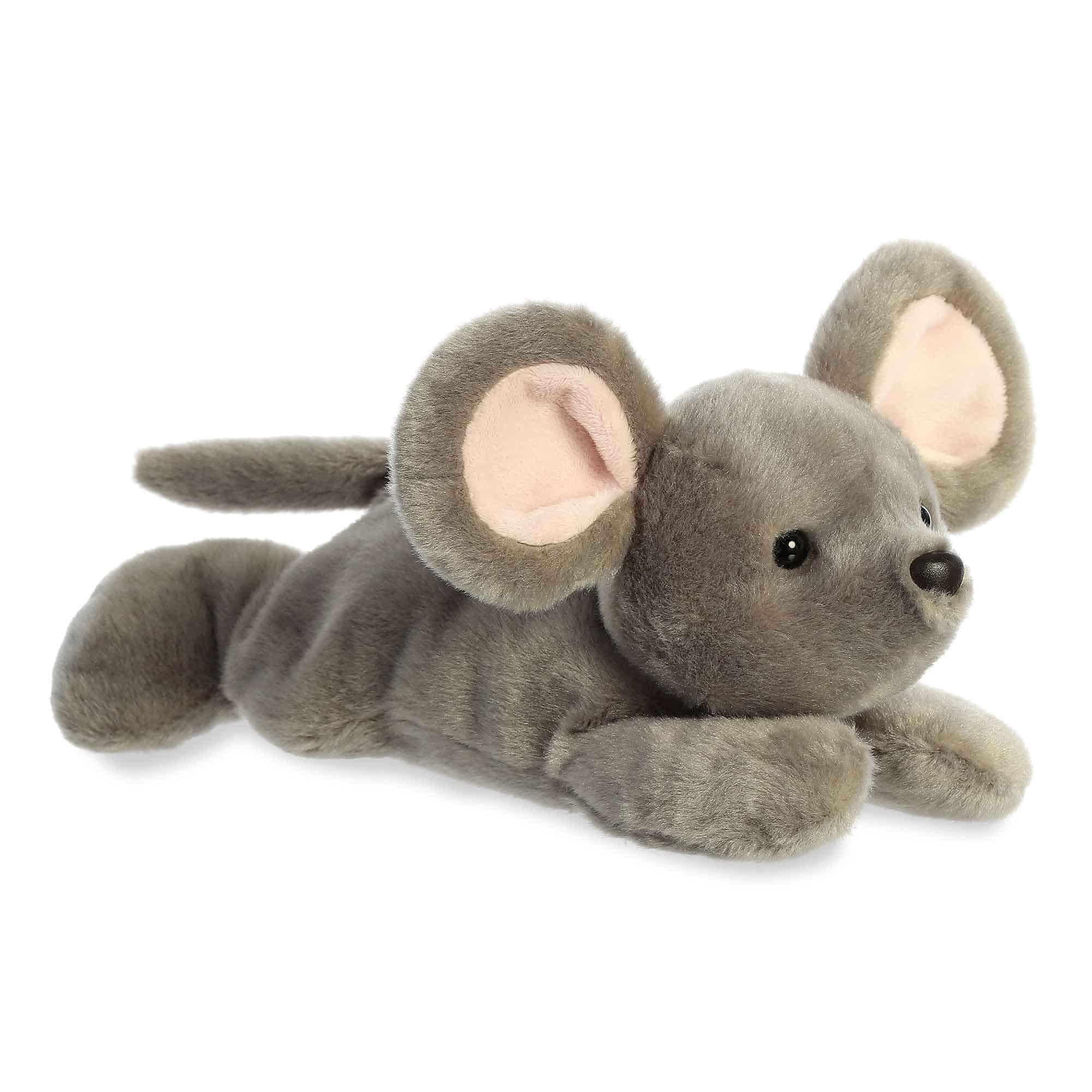 Aurora® Adorable Flopsie™ Dutch Rabbit Stuffed Animal - Playful Ease - Timeless Companions - Black 12 Inches