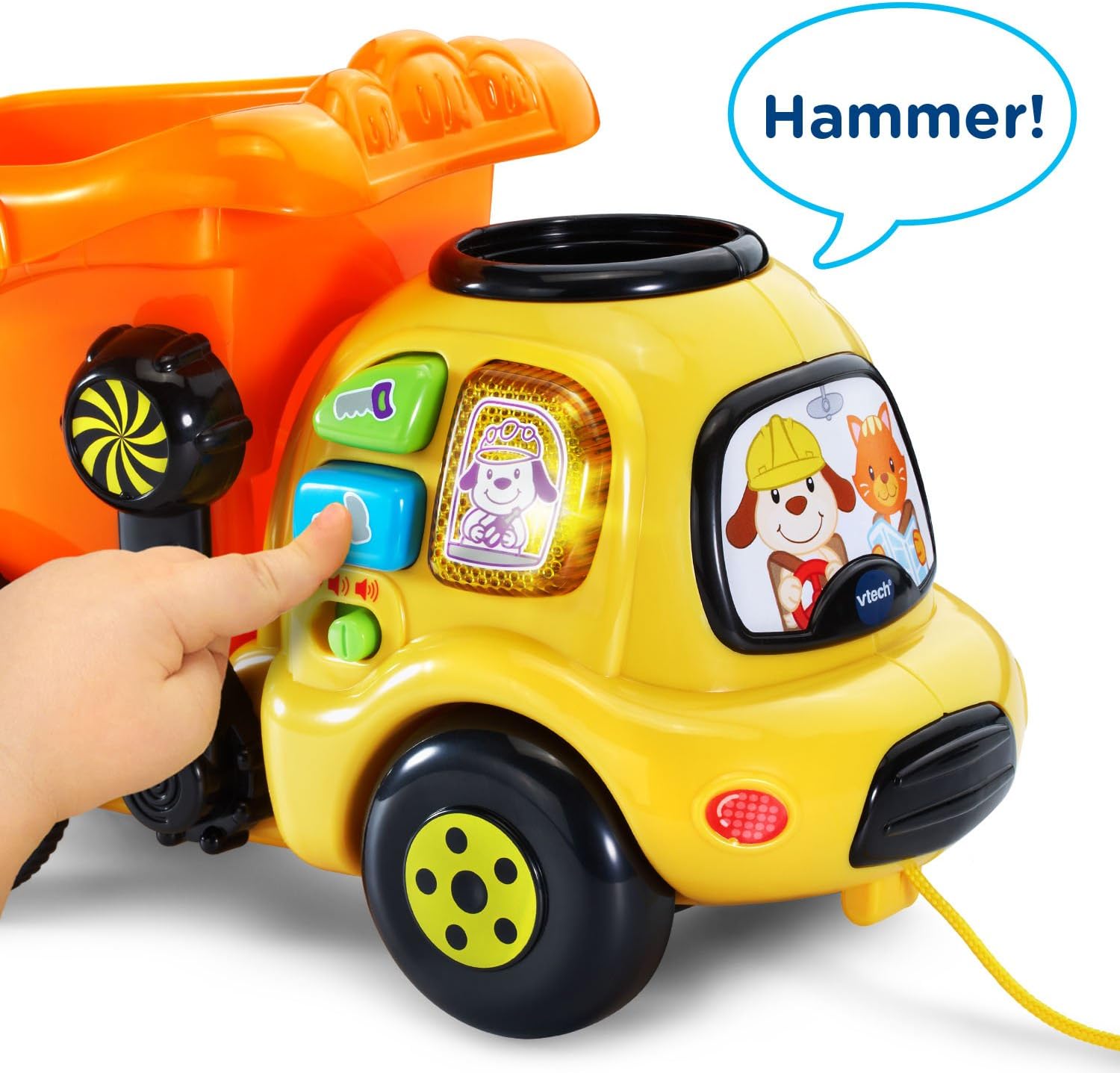 VTech Drop and Go Dump Truck, Orange