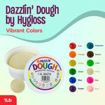 Hygloss Play Modeling Dough - 1lb. - Easter Basket Stuffer - Unscented Dough - Safe & Non-Toxic for Kids Arts & Crafts - Party Favors - Classroom Supplies, White