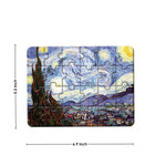 YOGEON 24 Pieces Starry Night Puzzle, Toddler Easy Puzzles for Kids Ages 3-5,4-6 Artist-an Intellectual Decompression Entertainment Game and Preschool Educational Learning Toys
