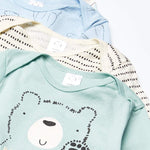 Gerber Unisex Baby Boy and Girls 4-Pack Sleeper Gown Bear Preemie