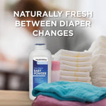 HealthWise Corn Starch Baby Powder | Aloe + Vitamin E | Talc Free | Paraben & Phthalate Free | Absorbs Moisture | 15 oz (425g)