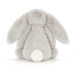 Jellycat Bashful Grey Bunny Stuffed Animal, Medium 12 inches - Rabbit and Bunny Plush Toy - Classic Children's Gift