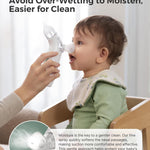 Momcozy BreezyClear™ 2-in-1 Electric Nasal Aspirator for Baby with Spray, 65kPa Hospital-Grade Suction, 4 Adjustable Levels, Quiet & Portable Nose Cleaner with Soothing Light & Music