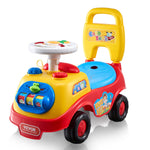 VEVOR Ride On Push Car for Toddlers, Ages 19+ Months, Ride Racer, Sit to Stand Toddler Ride On Toy, Kids Ride On Car with Music Steering, Horn & Under Seat Storage, Ride On Toy for Boys Girls,