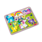 Melissa & Doug Wooden 6-Piece Unicorn and Rainbow Chunky Puzzle for Toddler Boys and Girls 2+