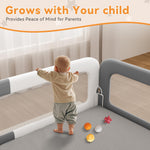 Abdtech Bed Rail for Toddlers with U-Shaped Base: Safety & Foldable - Stable Protective Bed Side Rails - 78.74 x 78.74 x 74.8 Designed for for King Size Bed