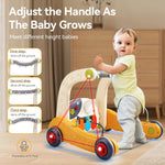 KidsMind Baby Play Mat Gym,4-in-1 Baby Kick and Play Piano Tummy Time Mat Learning Walker-Musical Activity Center with Lights Seat and Push Walkers Ideas for Baby Newborn 0-6-12 18 Months Boy Girl