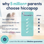 Hiccapop Baby Wipe Warmer and Baby Wet Wipes Dispenser | Baby Wipes Warmer for Babies | Diaper Wipe Warmer with Changing Light, Gray