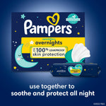 Pampers Overnight Diapers - Swaddlers Overnights - Size 6, 72 Count, Disposable Baby Diaper, Night Time Leak and Skin Protection