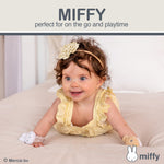 Kids Preferred Miffy Baby Wrist Rattle Set - Rattle Plush Heads, Easy On and Off Strap, Hook & Loop Closure, Embroidered Details, Ages 0 to 12 Months