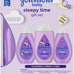 Johnson's Baby Sleepy Time Bedtime Gift Set with Relaxing NaturalCalm Aromas, Bedtime Baby Bath Shampoo, Wash & Lotion, Baby Bedtime Essentials, Hypoallergenic & Paraben-Free, 3 Items