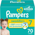 Pampers Baby Diapers - Swaddlers - Size 1, 198 Count, Ultra Absorbent Disposable Infant Diaper