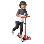 Radio Flyer Kids Scooter, Toddler Scooter, Toddler Outdoor Toys, Kids Toys for Ages 2-5, Flyer Glider Jr. with Light Up Wheels, Red