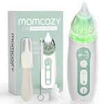 Momcozy Baby Nasal Aspirator, 3 Suction Levels Electric Nasal Aspirator for Baby, Portable Baby Nose Aspirator with Light Soothing and Music