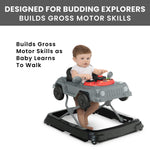 Jeep Wrangler Activity Walker by Delta Children, Grey