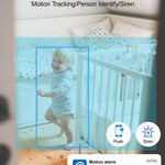 GALAYOU Indoor Security Camera 2K, 360 Degree 2.4G WiFi Home Security for Baby/Pet/Elder/Nanny with Night Vision, 24/7 SD Card Storage, Works with Alexa and Google Assistant G2-2Pack